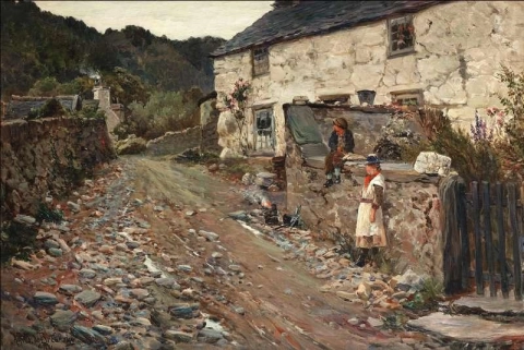 En walisisk landsby 1881