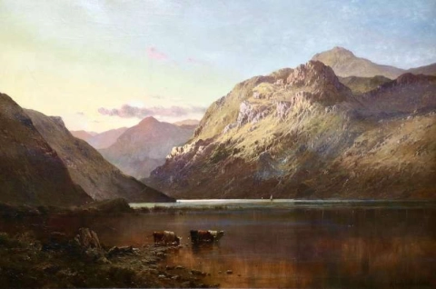Vid foten av Brander Pass Highlands ca 1890