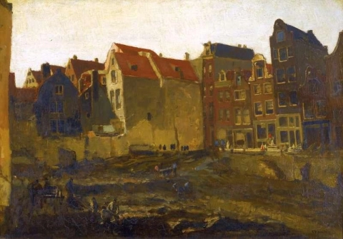 Bouwterrein In Amsterdam