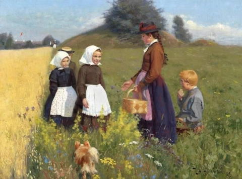 A Summer Day In The Meadow 1885