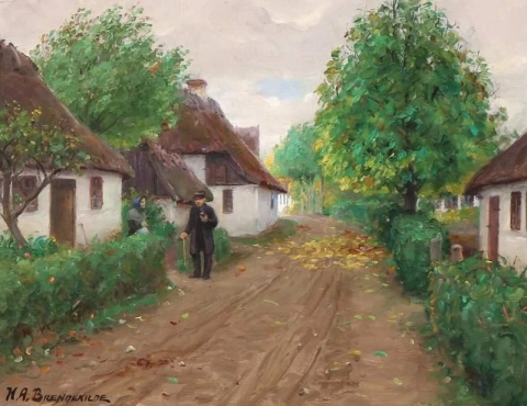 Una strada del villaggio