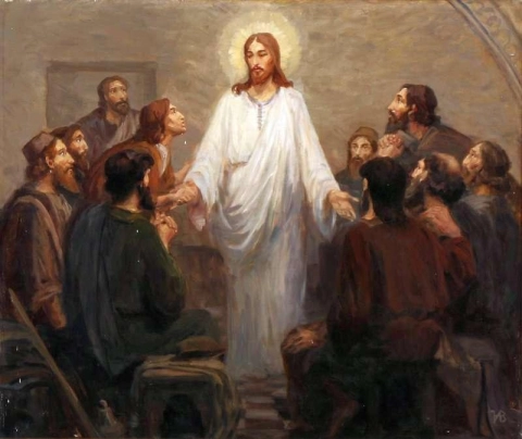 Cristo aparecendo aos apóstolos