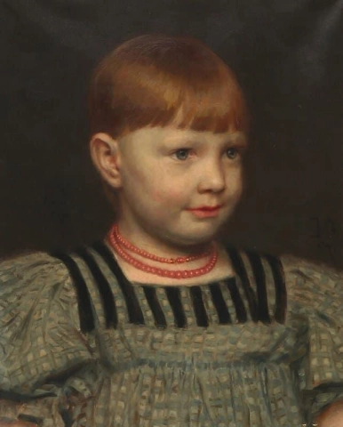 Portrait Of Miss Inger Bjerre 1891