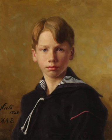 Portrett av kunstneren S Nevø Nils