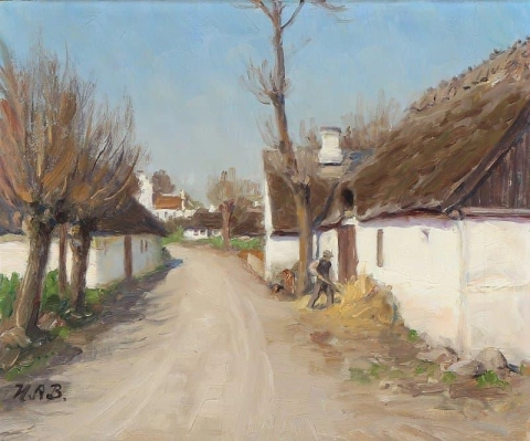 View From A Village Lane