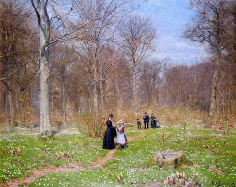 Bossen in het voorjaar van 1893