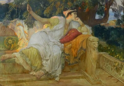 A Grecian Lady Ca. 1899
