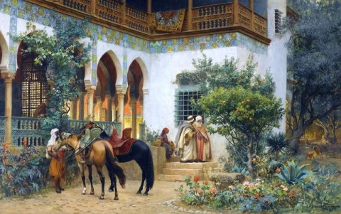 A North African Courtyard 1879