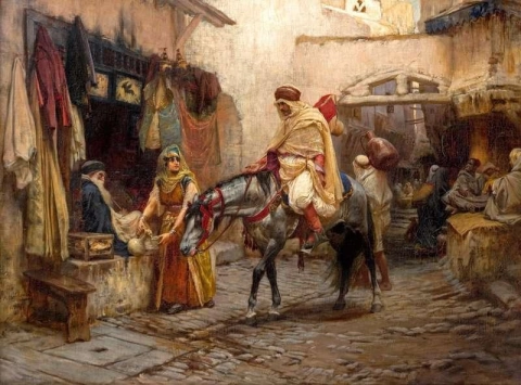 Улица в Алжире 1887 г.