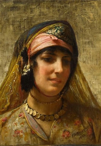 A Veiled Beauty 1882
