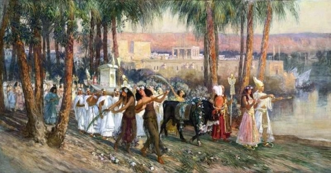 Uma procissão egípcia 1902