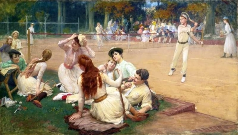 Club de tenis sobre césped 1891