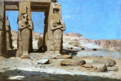 Memnonium Thebes 1874