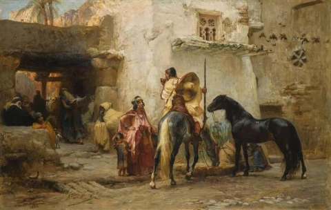 Улица в Алжире 1882 г.