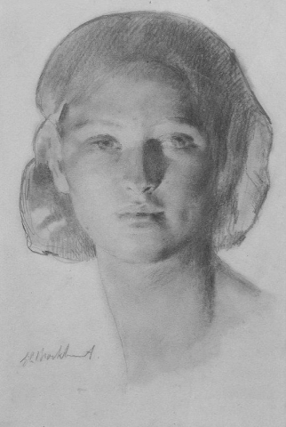Portrait Head Of A Girl