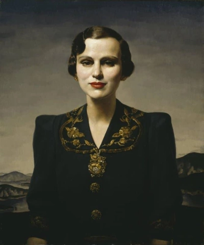Porträtt av Margareta hertiginnan av Argyll Ca.1931