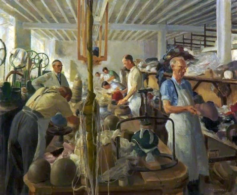 Moldando os chapéus 1950