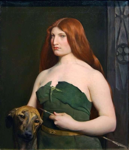 A Celtic Huntress 1890