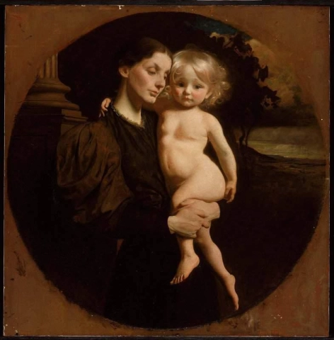 Moeder en kind 1895