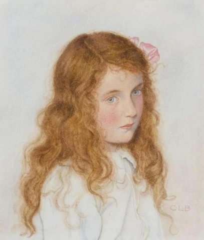 Een Portret Van Een Jong Meisje