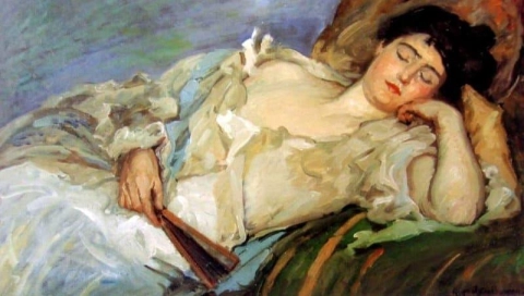 Спит, около 1904 г.