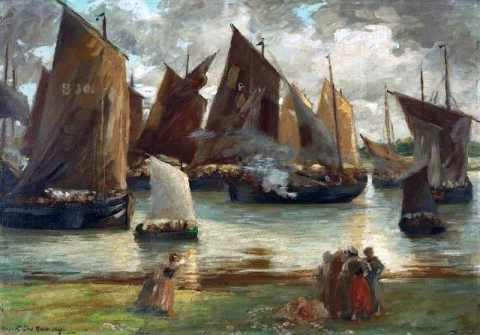 Boats Preparing To Leave
