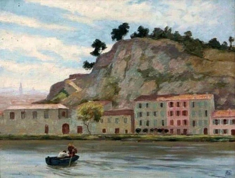 Kliffen bij Avignon 1929