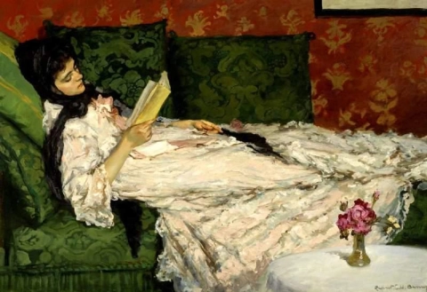 Kvinne som leser