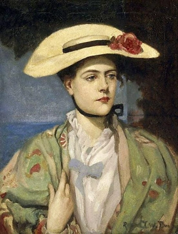 Ritratto della moglie dell'artista, 1895 circa