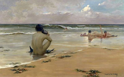Idillio marino, 1891 circa