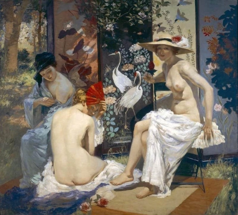 Il bagno di sole, 1913 circa