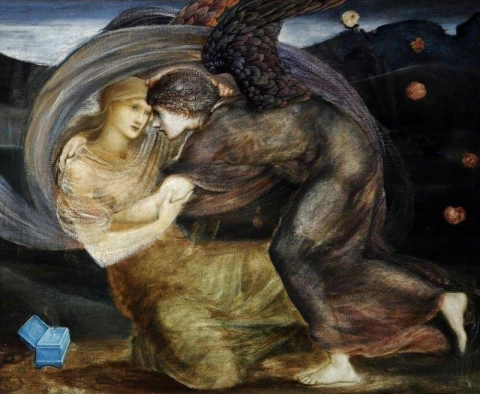 Cupido bezorgt Psyche 1870
