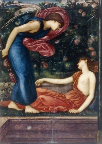 Cupid Finding Psyche Ca. 1865