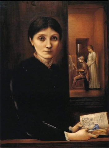 Portret van Georgina Burne-jones, ca. 1883