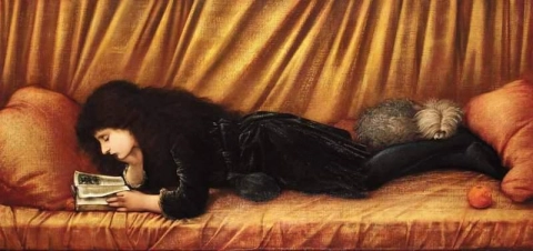 Portrett av Katie Lewis 1886
