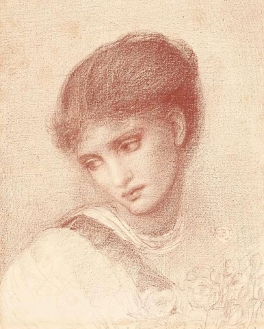Portrait Of Maria Zambaco Ca. 1868