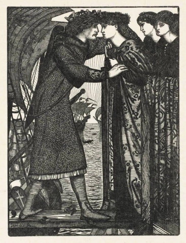 Sigurd der Kreuzfahrer, gestochen von den Dalziel Brothers 1862