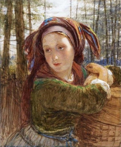 A Bavarian Peasant Girl 1850