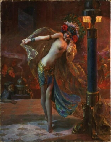 Exotische Tänzer um 1880