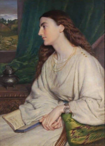 1879 年之前玛丽·帕里瑟的肖像