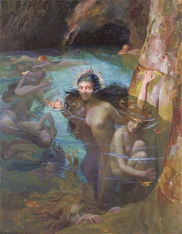石窟里的海仙女 1924