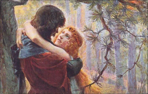 Tristán e Isolda Hacia 1895