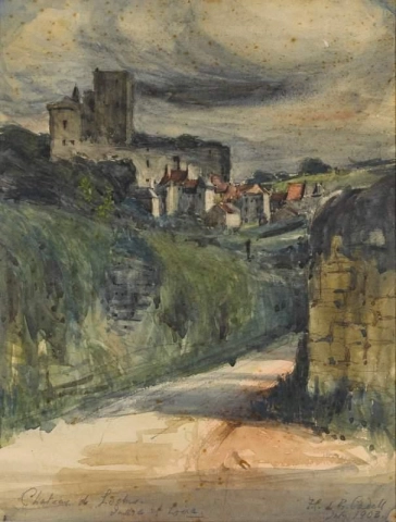 Castello De Loches Indre Et Loire 1903