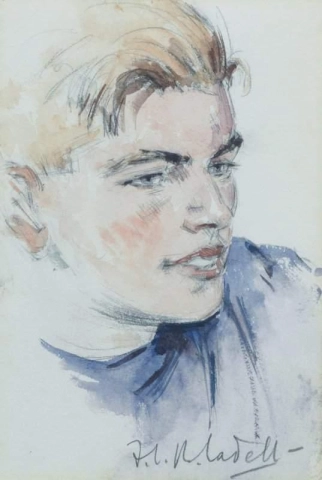 一个年轻人的头像 1934