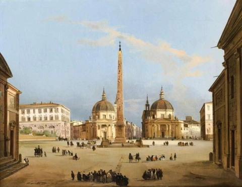 Piazza Del Popolo Rooma