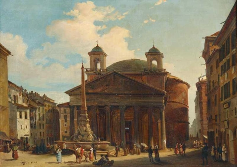 Rome The Pantheon 1843