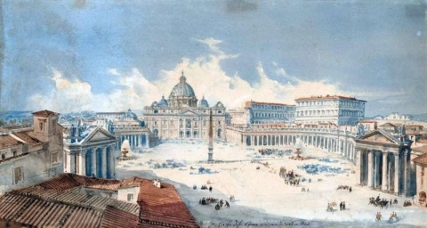 Площадь Святого Петра S в Риме