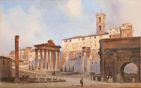 O Fórum Romano 1857