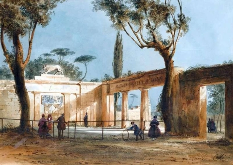 Spaziergang in der Villa Borghese Rom