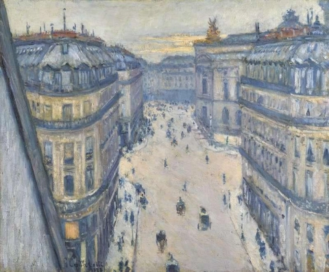 Rue Halevy vista do sexto andar, 1878
